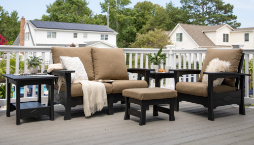 Full set of outdoor poly furniture