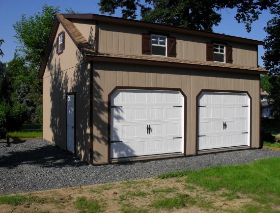 Doublewide 2-Story Garage