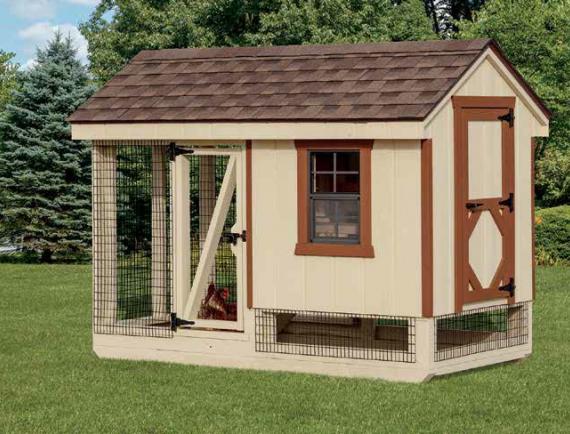 A-Frame Combination Chicken Coop