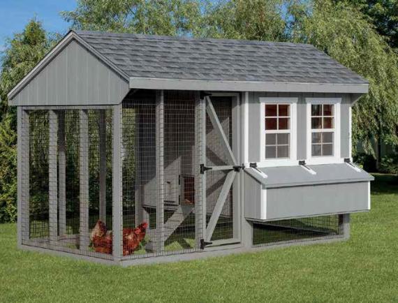 Quaker Combination Chicken Coop