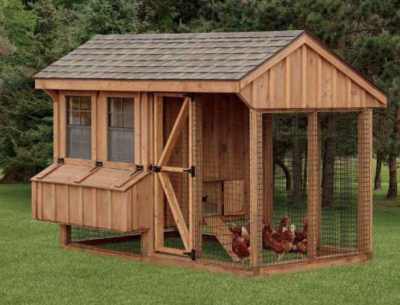 Quaker Combination Chicken Coop