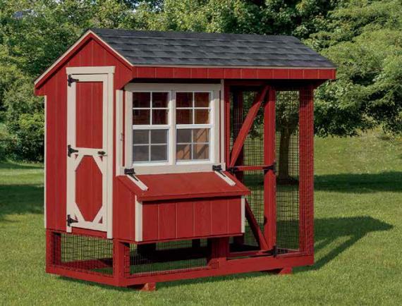 Quaker Combination Chicken Coop