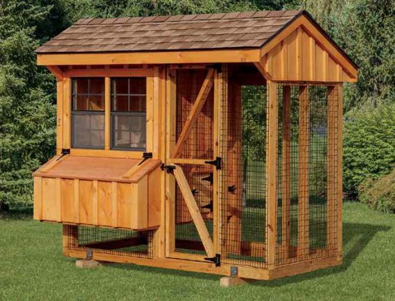 Quaker Combination Chicken Coop