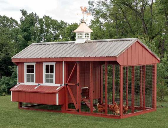 Quaker Combination Chicken Coop