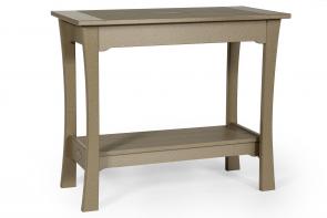 tan mission serving table