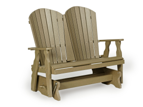 Fan Back Double 4' Glider