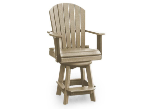High Back Swivel Balcony Chair (Bar Height)