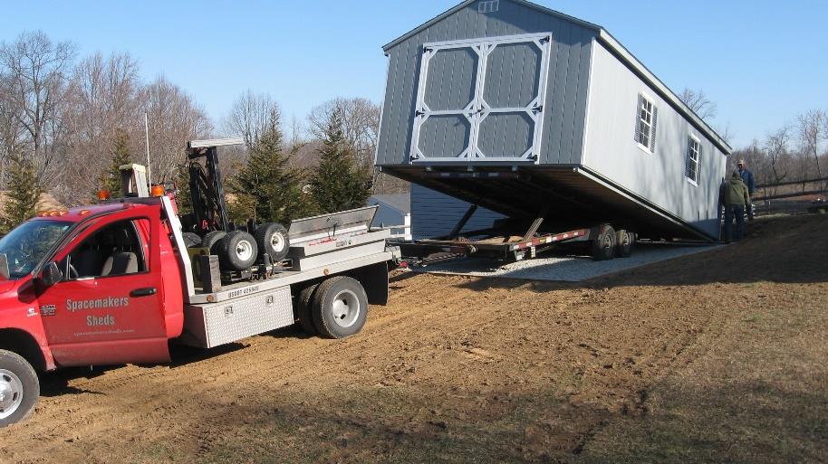 shed delivery truck